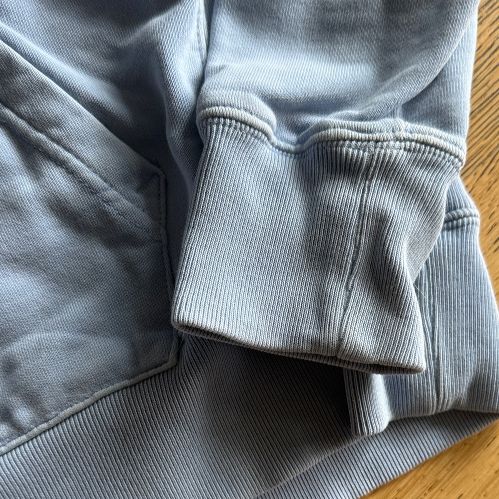 J. Crew Light Blue Hoodie - Picture 4 of 5